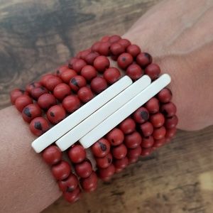 Maria Oiticica Brazilian Açai beads bracelet